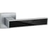 Дверные ручки S-Locked "ESOTERIC" Z-811 SC/ BL gloss матовый никель 121627 1