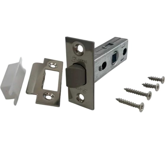 Защелка S-Locked "ESOTERIC" S-Locked 100-P-SN  сатин бесшумная пакет 100 шт 122909