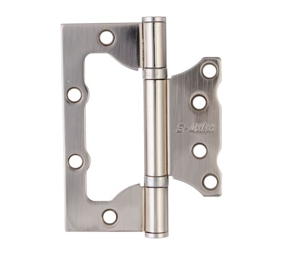 Петля дверная S-Locked "ESOTERIC" неврезная S-Locked B-100*75*2,5 -SN сатин 100 шт 120322