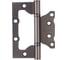 Петля дверная неврезная S-Locked "ESOTERIC" B-100*75*2,5 -MBN графит 1 120326 1