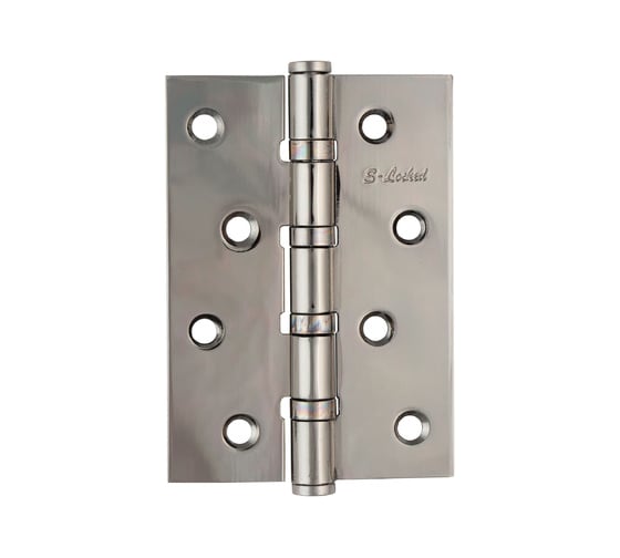Петля дверная S-Locked "ESOTERIC" S-Locked B-100*70*2,5 -4ВВ-BH черный никель 100 шт 120345
