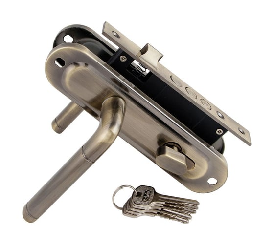 Замок врезной S-Locked "ESOTERIC" S-Locked 162-40 мод.247 AB бронза 20 шт 120625