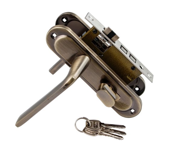 Замок врезной S-Locked "ESOTERIC" S-Locked 150-40 мод.240 AB бронза 20 шт 121306