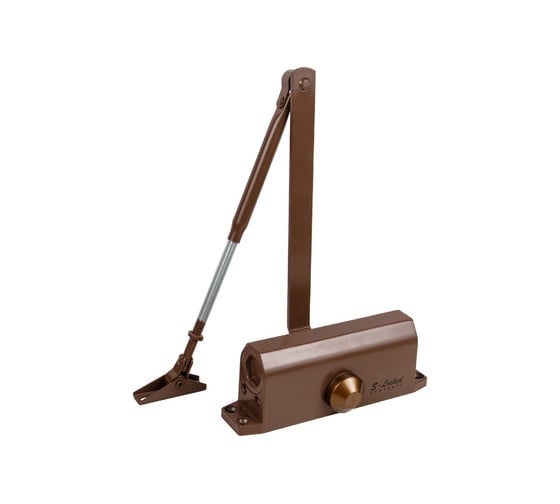 Доводчик дверной S-Locked "ESOTERIC" S-Locked DZ-40 коричневый 10 шт 121942