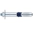 Анкер высоконагруженный MSL-G M12x170 Ø18/70 оцинкованный (15) MONTI MSLG12170 1