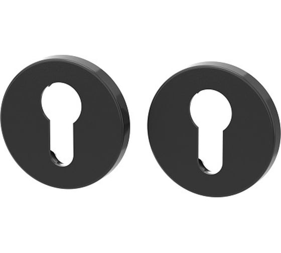 Накладка под цилиндр PUNTO ET.R.EST.R52 BL-24 черный 60527