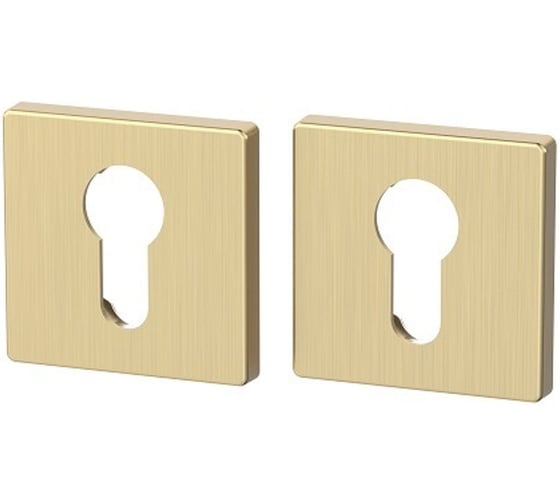 Накладка под цилиндр PUNTO ET.K.EST.Q52 SSG-39 сатинированное золото 60511