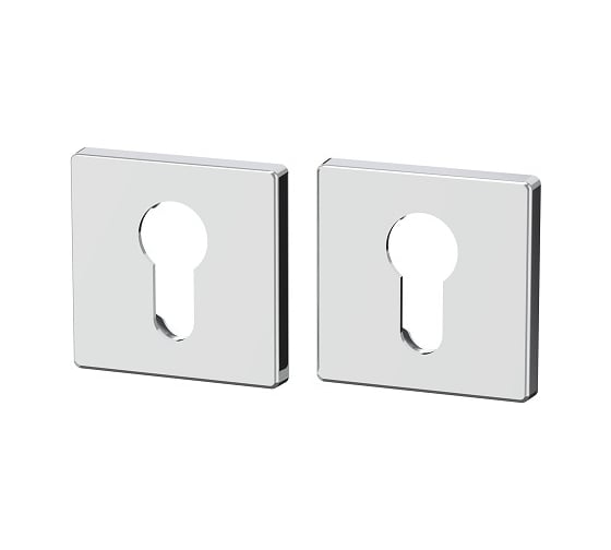 Накладка под цилиндр PUNTO ET.K.EST.Q52 CP-8 хром 60509