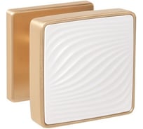 Ручка раздельная PUNTO K.EST.Q52.GIPNOZ SSG/WH-39 сатинированное золото/белый 60427