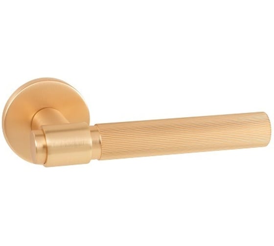 Ручка раздельная PUNTO R.EST.R52.SHELL SSG-39 сатинированное золото 60485