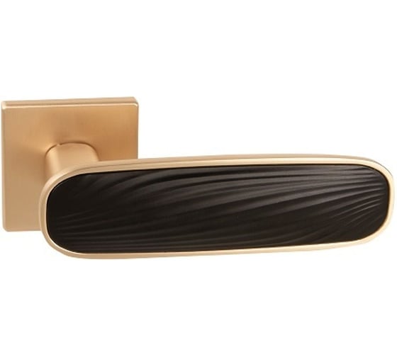 Ручка раздельная PUNTO K.EST.Q52.SHADE SSG/BL-39 сатинированное золото/черный 61107