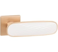 Ручка раздельная PUNTO K.EST.Q52.SHADE SSG/WH-39 сатинированное золото/белый 60437