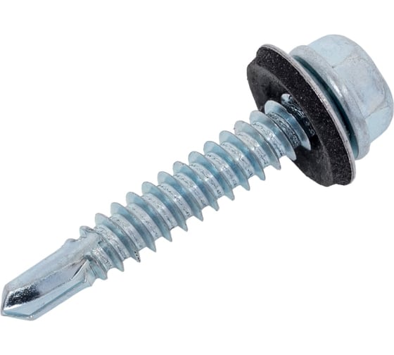 Саморез кровельный STARFIX 4.8х60 мм цинк, шайба с прокл., PT3 (3000 шт в коробе) ЦЗ-2387432976