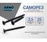 Саморез ARNO INDUSTRIES 3,5х25 1кг гипсокартону для крепления гипсокартона к профилю частичная резьба фосфатированное AB1303502518A07 2