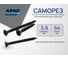 Саморез ARNO INDUSTRIES по 3.8х64 1кг гипсокартону для крепления листов к каркасу крупная резьба фосфатированное AB1103806411288 2