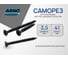 Саморез ARNO INDUSTRIES 3,5х41 мм 1кг для крепления гипсокартона крупная резьба желтое цинковое AB1503504161S98 2