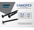 Саморез ARNO INDUSTRIES 3,5х41 мм 1кг для крепления гипсокартона к металлическому профилю крупная резьба покрытие желтый цинк ПСМ AB1503504161U03 2