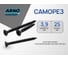 Саморез ARNO INDUSTRIES 3,9х25 мм 170 шт для крепления гипсоволокнистых листов ГВЛ ABD003902511398 2