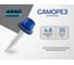 Кровельный саморез ARNO INDUSTRIES 4,8х35 мм 1кг для крепления кровельных материалов RAL5002 ультрамариново синий AB5304803552198 2