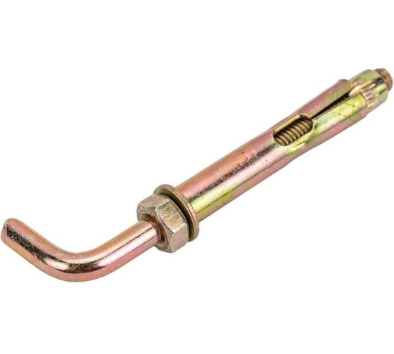 Анкерный болт ARNO INDUSTRIES 10х70 мм 5 шт. с Г-образным крюком для крепления подвесных конструкций AEF001007063107