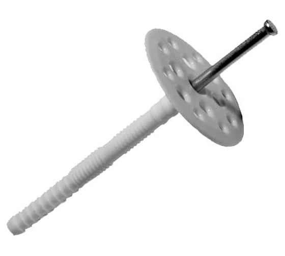 Дюбель с гвоздем ARNO INDUSTRIES 10х160 45 шт. для крепления изоляционных материалов IZM AG9301016062099