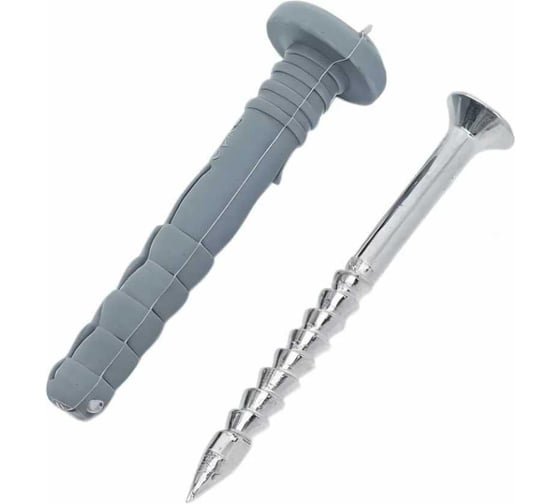 Дюбель ARNO INDUSTRIES D 6х60 115 шт. с шурупом гриб для крепления в стене AG1500606061141