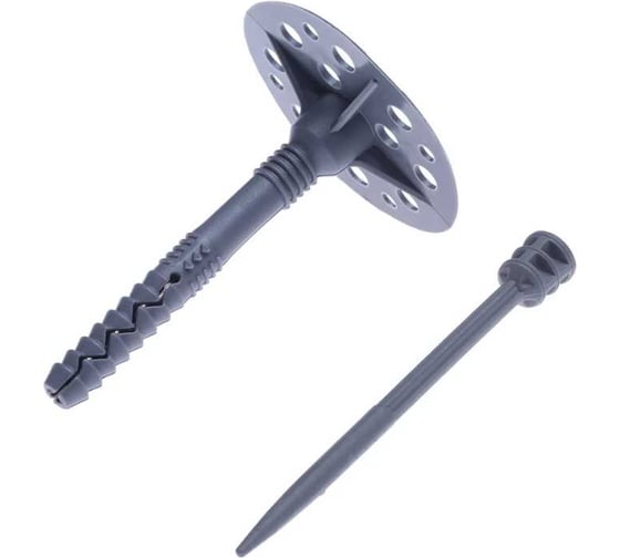 Дюбель ARNO INDUSTRIES IZO 10х100 25 шт. для крепления теплоизоляции с пластиковым гвоздем AG91010100P4I39