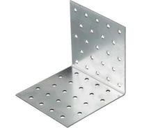 Крепежный уголок ARNO INDUSTRIES 50х50х50 мм 10 шт. равносторонний усиленный для соединения и усиления конструкций оцинкованная сталь оцинкованное покрытие AJR050050232У99