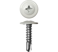 Саморез ARNO INDUSTRIES 4,2х13 мм 1кг. с прессшайбой со сверлом для крепления листового металла RAL9003 белый AB3504201393R98