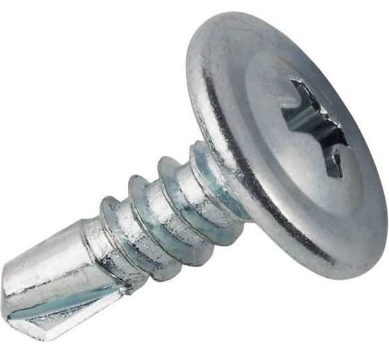 Саморез ARNO INDUSTRIES 4,2х16 1кг. с прессшайбой со сверлом для крепления листового металла сталь оцинкованный AB3104201631R03