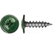 Саморез ARNO INDUSTRIES 4,2х19 1кг. с прессшайбой острый для крепления листовых материалов цвет зеленый RAL6005 AB3704201965498