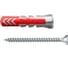 Дюбель с шурупом Fischer DUOPOWER 5X25 S (50 шт.) 535458 1