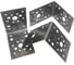Уголок перфорированный TOOLAS 090 х 90 х 65, 10 шт 2340 2