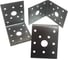 Уголок перфорированный TOOLAS 070 х 70 х 55, 10 шт 2342 2