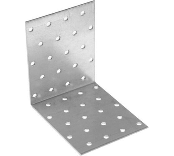 Уголок перфорированный равносторонний TOOLAS 100 х 100 х 80, 10 шт 4666