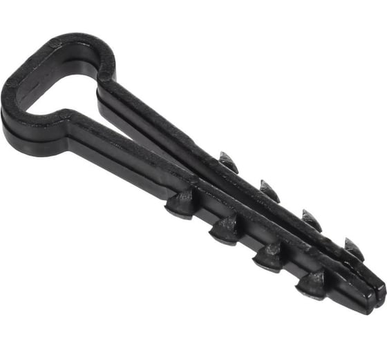 Дюбель-хомут GENERICA 11х18мм круг. каб. нейл. черн. (100шт) UDH13-11-18-100-K02-G
