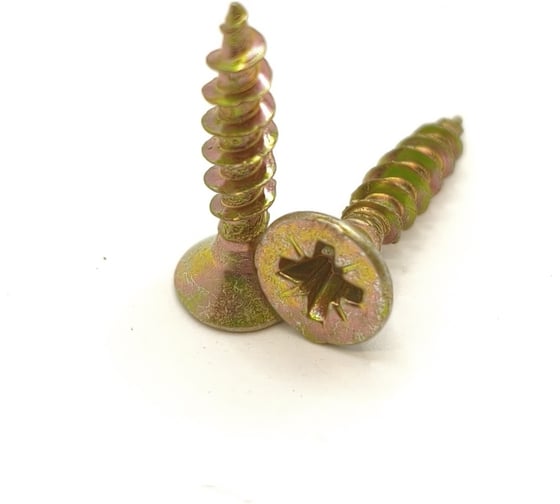 Саморез универсальный Крепстор 4х20 желтый цинк PZ, 700 шт. 4665317058067