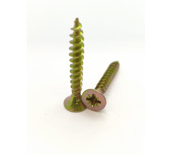 Саморез универсальный Крепстор 5х35 желтый цинк PZ, 300 шт. 4665317058173