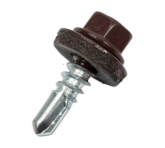 Саморез Крепстор 4,8х35 RAL 8017-тёмно-коричневая, 75 шт. 4665317059835