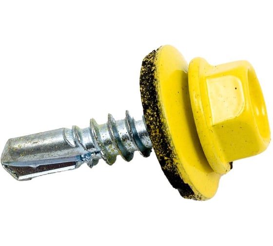 Саморез Крепстор 4,8х29 RAL 1018-желтый, 75 шт. 4665317059231