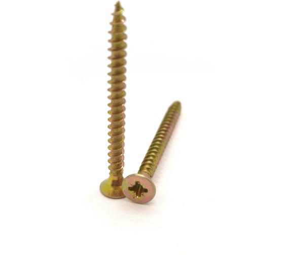 Саморез универсальный Крепстор 3х35 желтый цинк PZ, 800 шт. 4665317057954