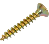 Саморез универсальный Крепстор 6х80 желтый цинк PZ, 100 шт. 4665317058340