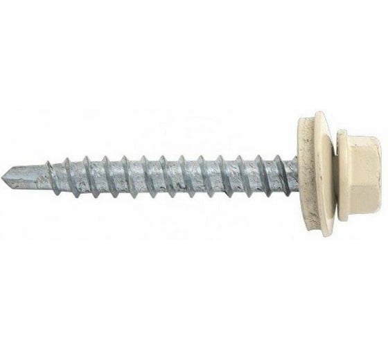 Саморез Крепстор 4,8х51 RAL 1015-светлая слоновая кость, 50 шт. 4665317059170