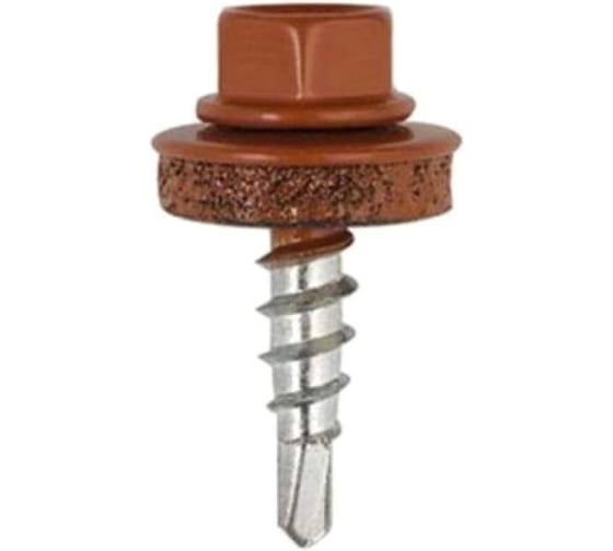 Саморез Крепстор 5,5х19 RAL 8004-коричневая медь, 75 шт. 4665317059804