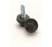 Саморез кровельный Крепстор 5,5х19 RR32/RAL8019 муар сверло №3 Daxmer, 50 шт. 4665317058852