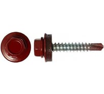 Саморез Крепстор 5,5х25 RAL 3011-красно-коричневый, 100 шт. 4665317059491