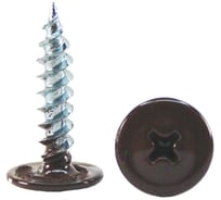 Саморез с прессшайбой Крепстор 4,2х19 острый RAL 8019 (серо-коричневый), 250 шт. 4665317060879