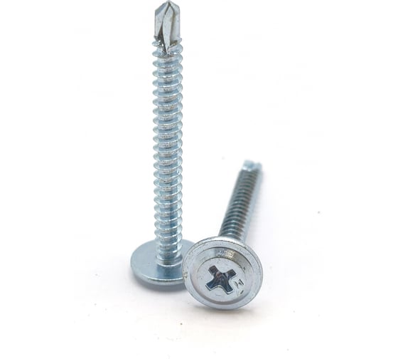 Саморез с прессшайбой Крепстор 4,2х41 сверло Daxmer Pro цинк, 75 шт. 4665317061708