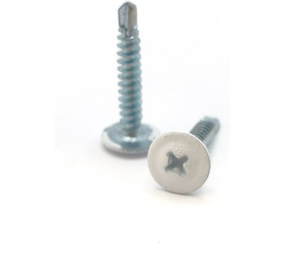 Саморез с прессшайбой Крепстор 4,2х32 сверло RAL 9003 (ярко-белый), 150 шт. 4665317061531