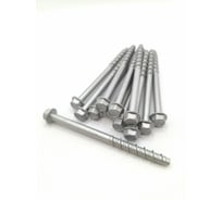 Шуруп для бетона Крепстор 10,5х130 PBW 10130 шестигранная головка с прессшайбой цинк, 1 шт. 4665317063481